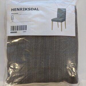 IKEA HENRIKSDAL Nolhaga Chair Slip Cover 70301636 Gray - NEW, SEALED